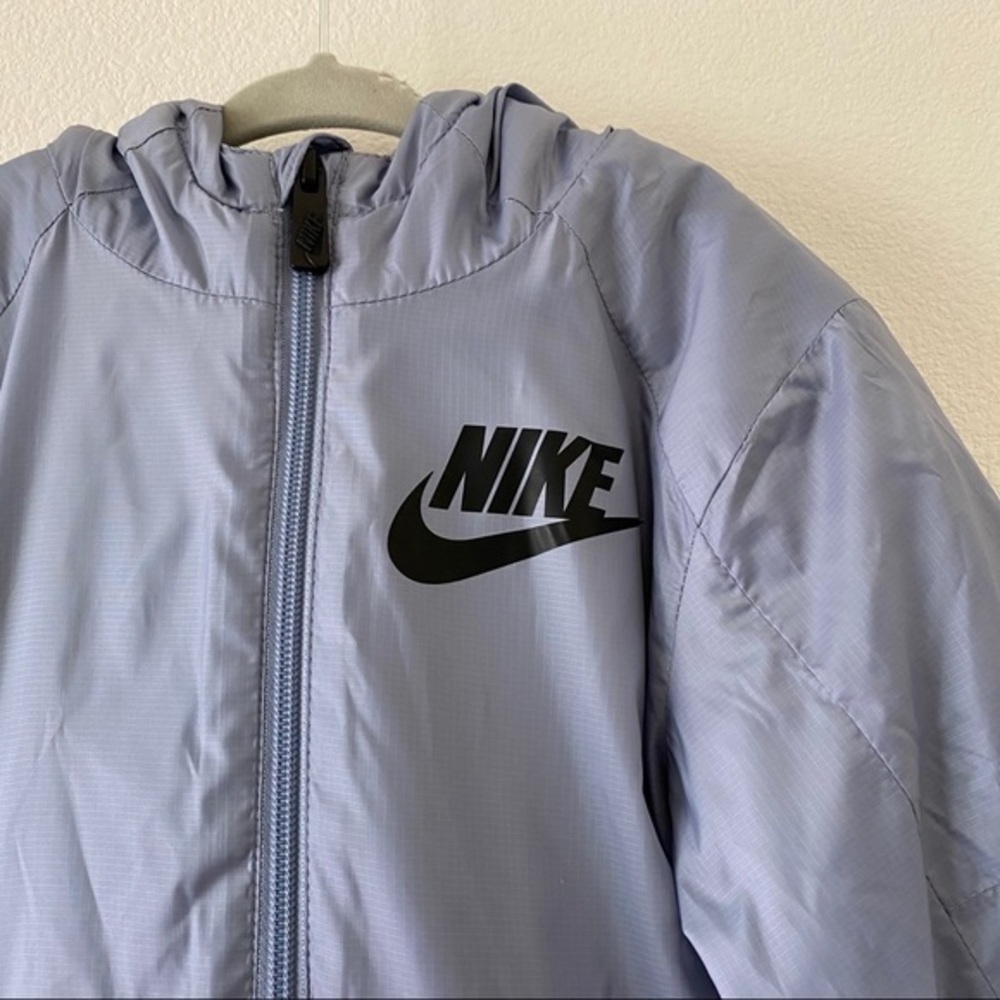 NWT NIKE NSW Winter Puffer Glacier Grey Frost Hooded Jacket - Picture 7 of 15